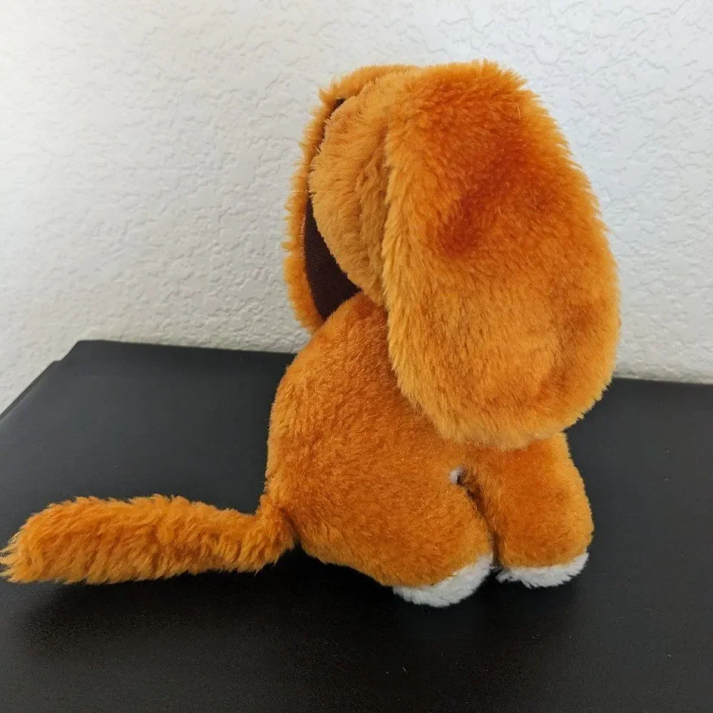 House of Lloyd, Inc Puppy Dog Plush - Floppy Ears - Orange - Made in Taiwan